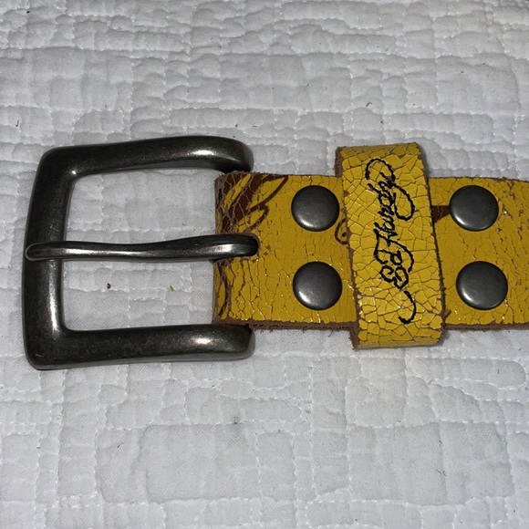 ED HARDY Embroidered Belt - Picture 8 of 10